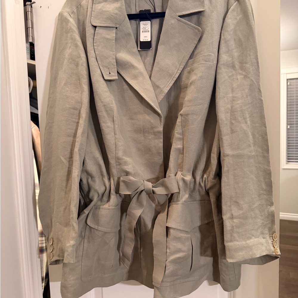 NWT Talbots Women's Linen Blazer
